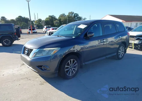 2014 Nissan Pathfinder S from USA, damaged, VIN 5N1AR2MN3EC725265
